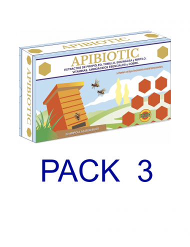 Pack 3 Robis Apibiotic 20...