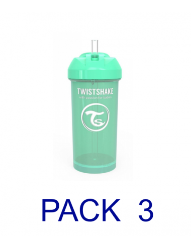 Twistshake Pack 3 Pajita...