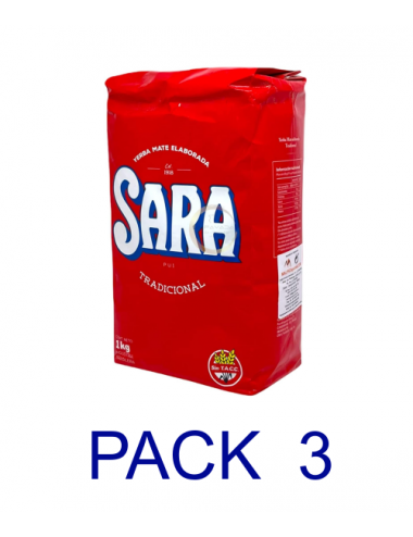 Pack 3 Sara Roja Yerba Mate...