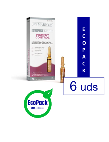 Marnys EcoPack 6 Beauty In & Out Pigment Control 7 Amp.
