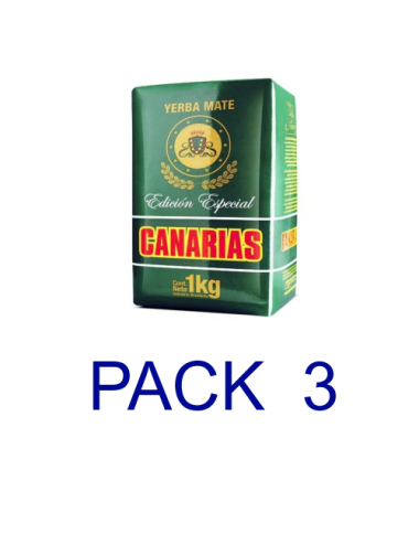 Pack 3 Canarias Yerba Mate...