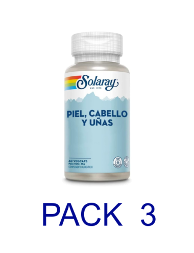 Pack 3 Solaray Piel,...