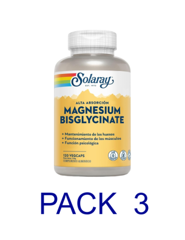 Pack 3 Solaray Magnesium...
