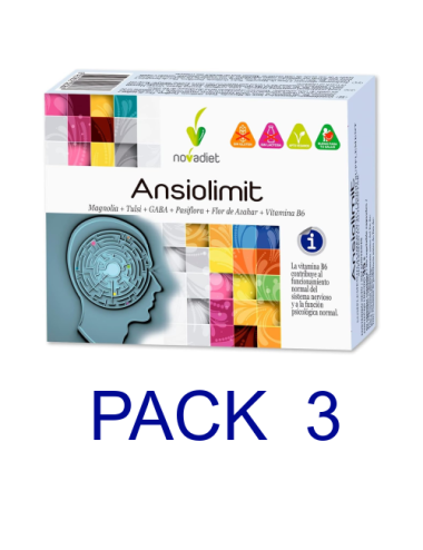 Pack 3 Novadiet Ansiolimit...