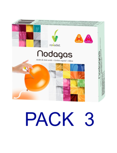 Pack 3 Novadiet Nodagas 48 cap