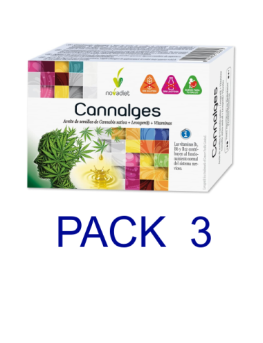 Novadiet Pack 3 Cannalges...