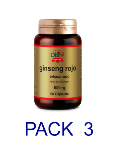 Obire Pack 3 Ginseng Rojo...