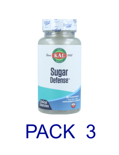 Pack 3 KAL Sugar Defense 30...