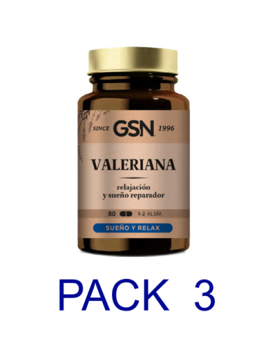 Pack 3 GSN Valeriana 80...