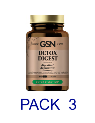Pack 3 GSN Detox 60 Comp...
