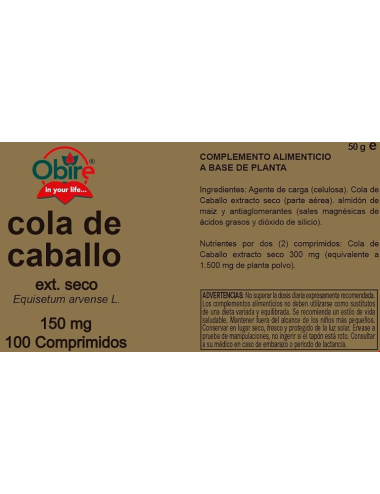 Obire Cola de Caballo 150...