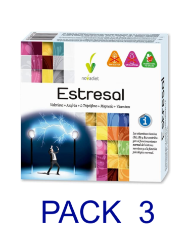 Pack 3 Novadiet Estresal 60...