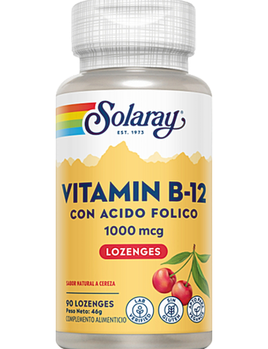 Solaray Vitamina B-12 +...