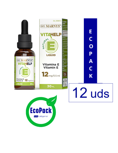 EcoPack 12 Marnys Vitahelp Vitamina E 30 ML