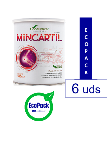 EcoPack 6 Soria Natural Mincartil Classic Bote 300 grs