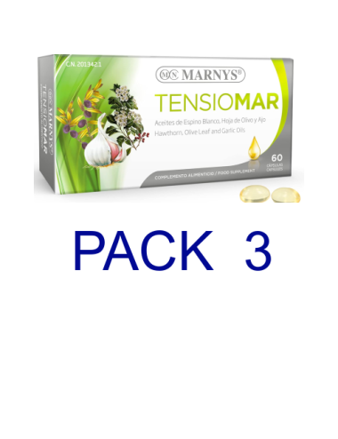 Pack 3 Tensiomar 60 Cap Marnys