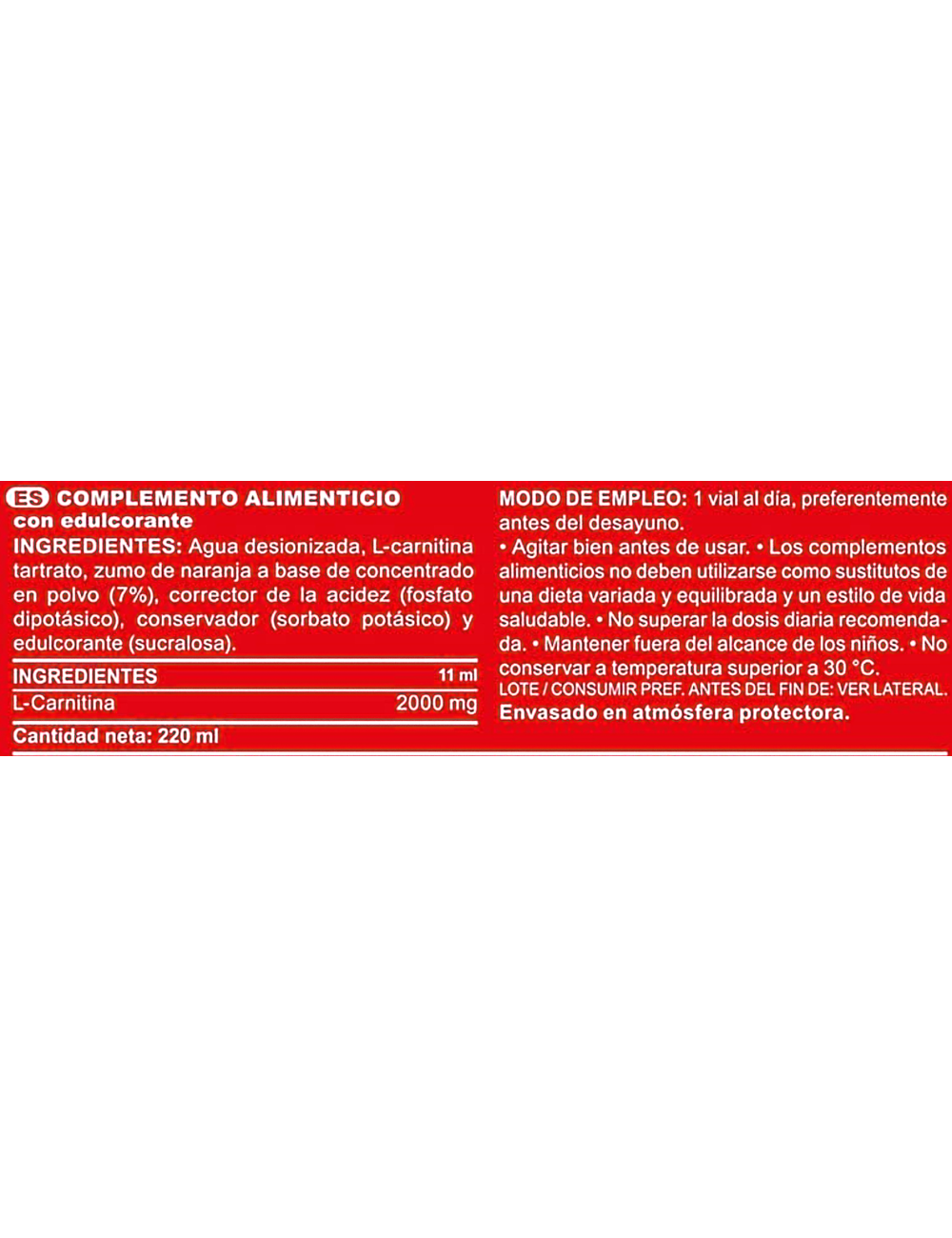 Marnys L-Carnitina 20 Viales 2000 Mg