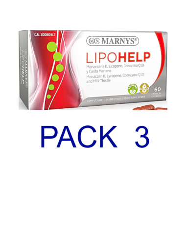 Pack 3 Marnys Lipohelp 60...