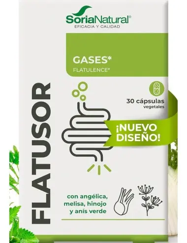 Soria Natural Flatusor 30 Cap