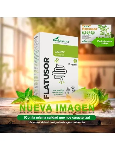 Soria Natural Flatusor 30 Cap