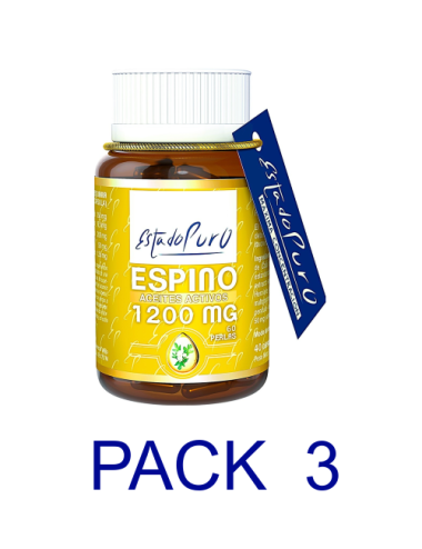Pack 3 Tongil Aceite De Espino Blanco 60 Perlas