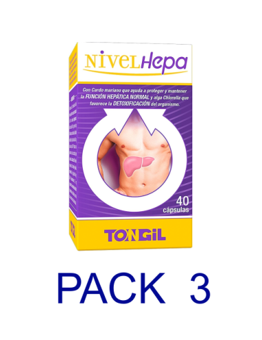 Pack 3 Tongil Nivelhepa 40 Cap