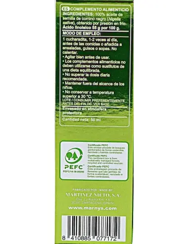 Marnys Aceite De Comino...
