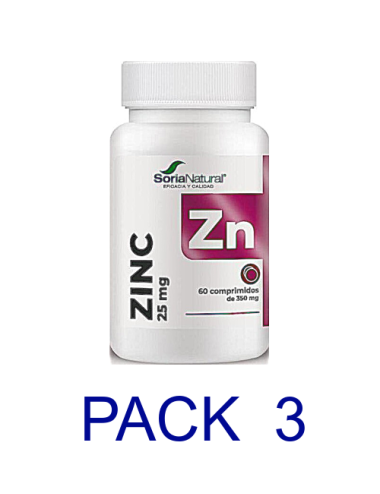 Pack 3 Soria Natural Zinc...