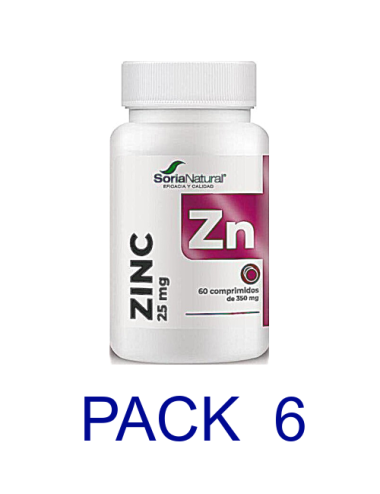 Pack 6 Soria Natural Zinc...
