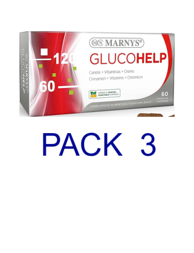 Marnys Pack 3 Glucohelp 60...