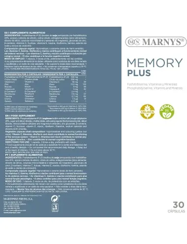 Marnys Memory Plus Capsulas