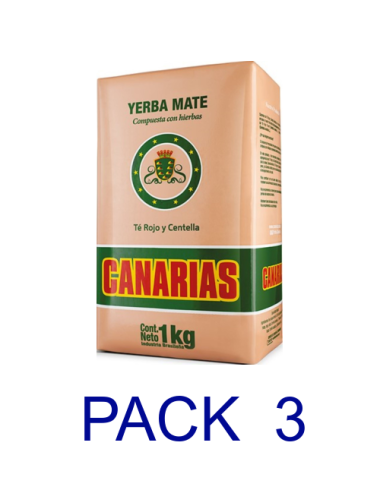 CANARIAS Pack 3 Te Rojo y...