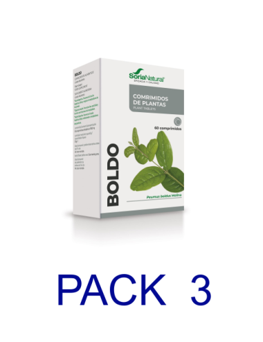 Pack 3 Soria Natural Boldo...