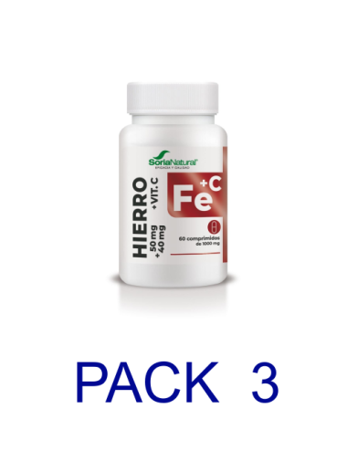 Pack 3 Soria Natural Hierro...