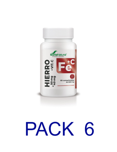 Pack 6 Soria Natural Hierro...