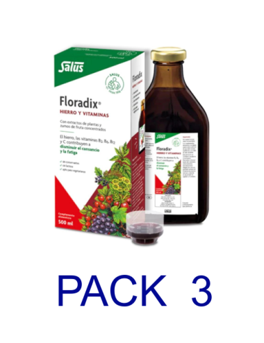 Salus Pack 3 Floradix 500 ml