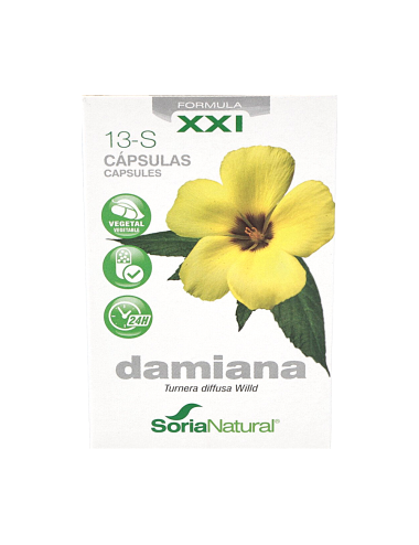 Soria Natural Damiana 30 Cáp.