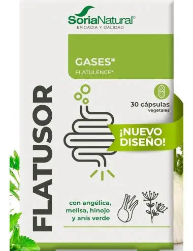 Soria Natural Flatusor 30 Cap