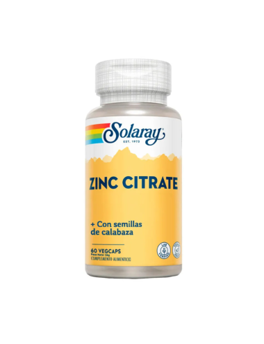 Solaray Citrato de Zinc 60...