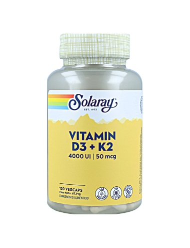 Solaray Big Vitamin D3 & K2...