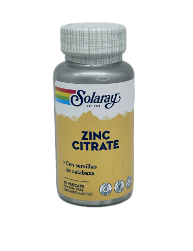 Solaray Citrato de Zinc 60...
