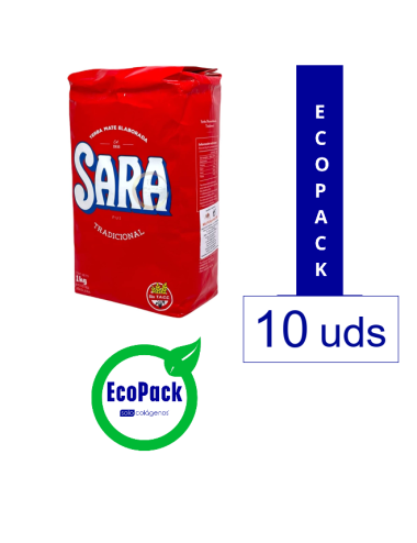 Sara EcoPack 10 Roja Yerba...