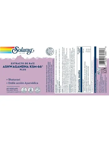 Solaray Ashwagandha KSM-66...