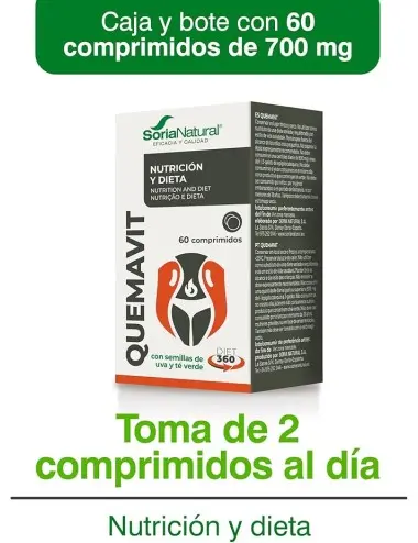 Soria Natural Quemavit 60 Comp