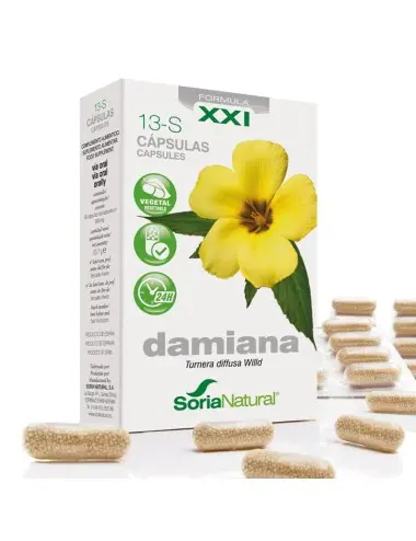 Soria Natural Damiana 30 Cáp.