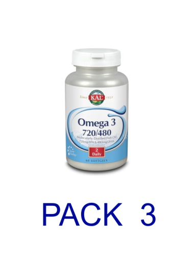 Pack 3 Kal Omega 3 720/480...