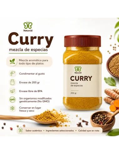 Naturcid Curry mezcla de...