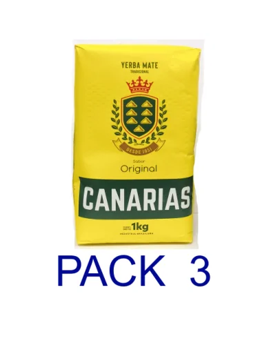 Pack 3 Canarias Yerba Mate...