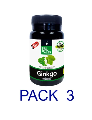 Pack 3 Novadiet Ginkgo 30 Cap.