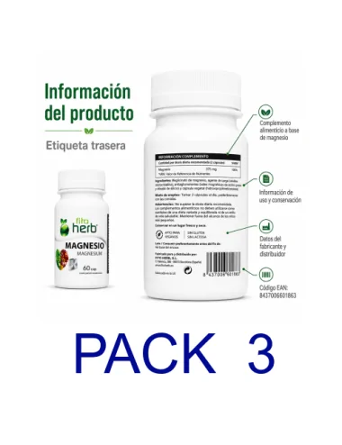 Fito herb Pack 3 Magnesio...